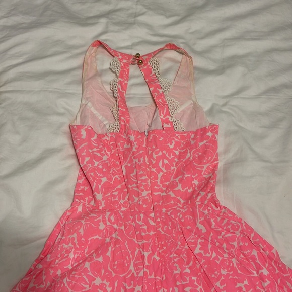 Lilly Pulitzer Size 00 “Zo Dress” Cosmo Pink Sundress - Picture 5 of 7